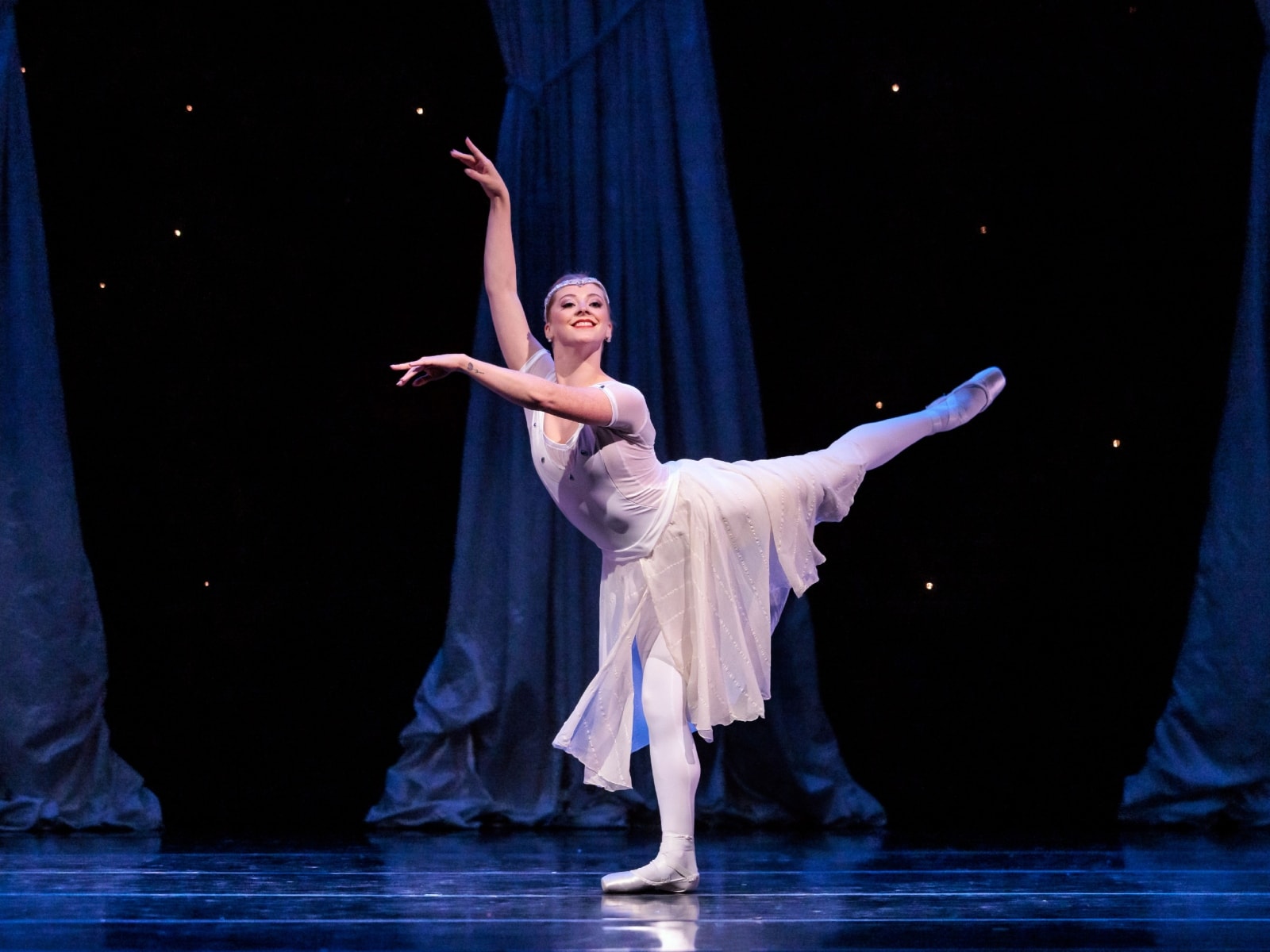 Cassidy in Act 1 Christmas Ballet Photo by Chris Hardy