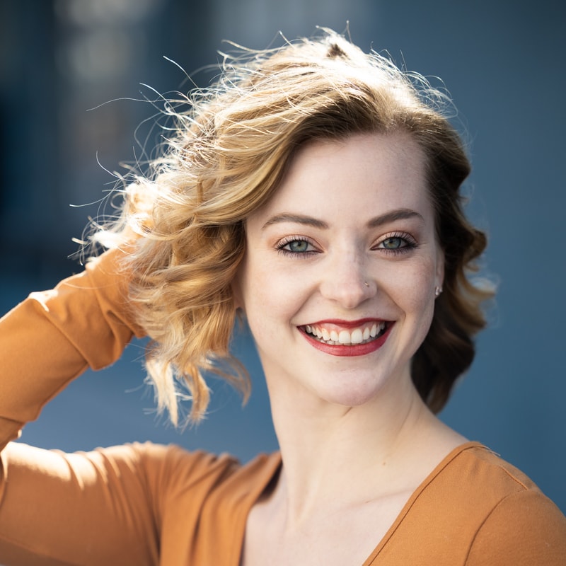 Smuin dancer headshots and lifestyle shots Cassidy Isaacson